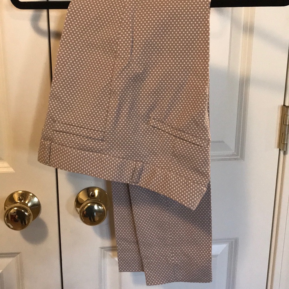 Patterned Banana Republic trousers